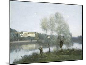 Ville D'Avray, c.1865-Jean-Baptiste-Camille Corot-Mounted Premium Giclee Print