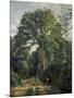 Ville D'Avray: Entrance to the Wood, C.1825-Jean-Baptiste-Camille Corot-Mounted Premium Giclee Print