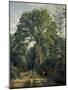 Ville D'Avray: Entrance to the Wood, C.1825-Jean-Baptiste-Camille Corot-Mounted Giclee Print
