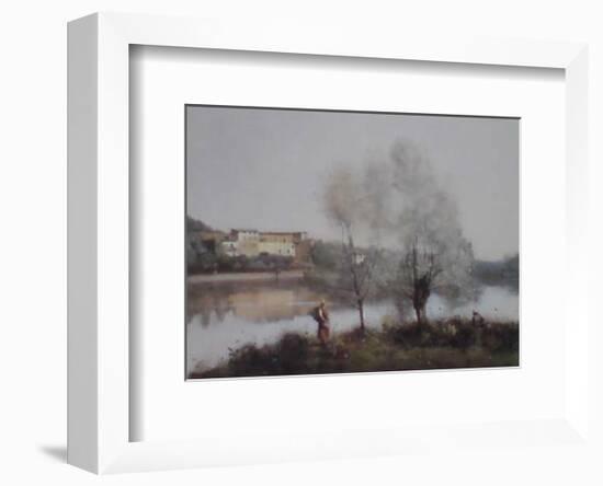 Ville D'avray-Jean-Baptiste-Camille Corot-Framed Art Print