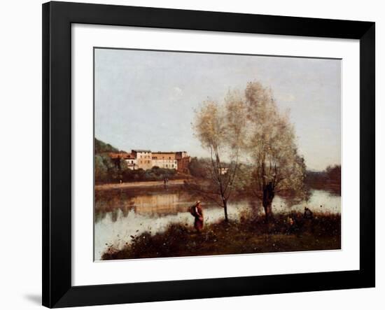 Ville d'Avray-Jean-Baptiste-Camille Corot-Framed Art Print