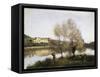 Ville D'Avray-Jean-Baptiste-Camille Corot-Framed Stretched Canvas