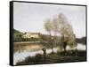 Ville D'Avray-Jean-Baptiste-Camille Corot-Framed Stretched Canvas