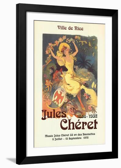 Ville de Nice-Jules Chéret-Framed Art Print