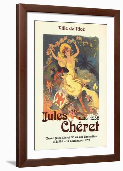 Ville de Nice-Jules Chéret-Framed Art Print