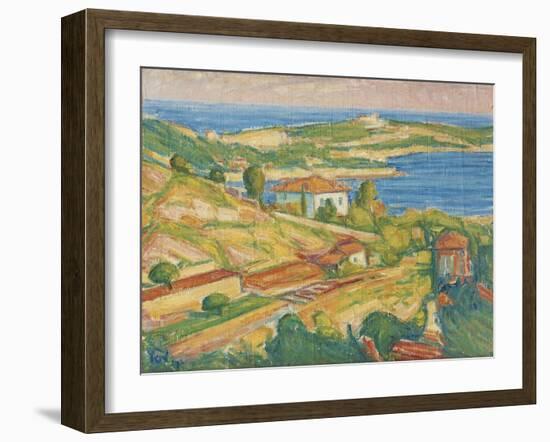 Ville Franche-Karl Nordstrom-Framed Giclee Print