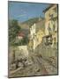 Villefranche, 1892 (Oil on Board)-Eugene Louis Boudin-Mounted Giclee Print