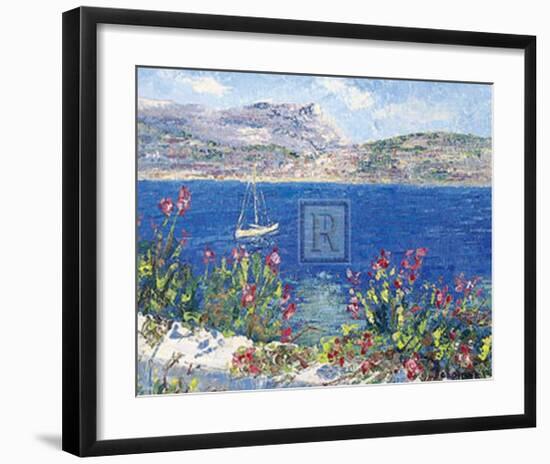 Villefranche Bay-T Forgione-Framed Art Print