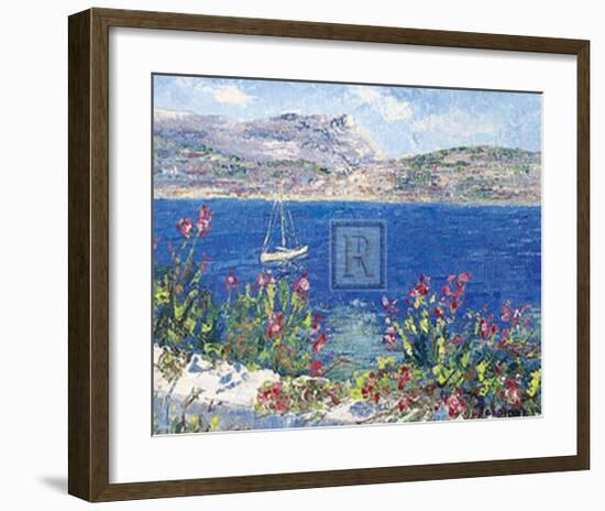 Villefranche Bay-T Forgione-Framed Art Print