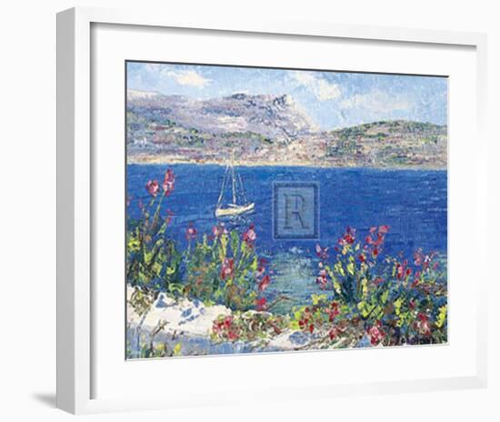 Villefranche Bay-T Forgione-Framed Art Print