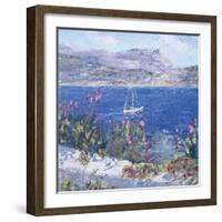 Villefranche Bay-Tania Forgione-Framed Giclee Print