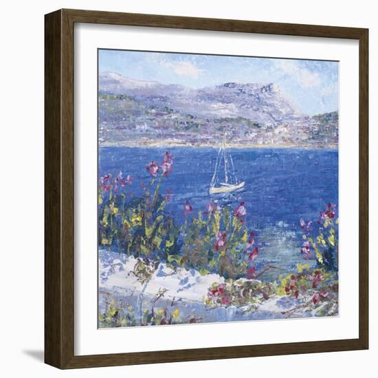 Villefranche Bay-Tania Forgione-Framed Giclee Print