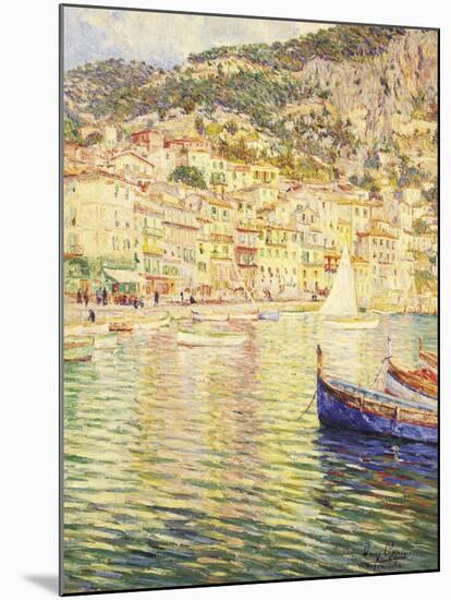 Villefranche on the French Riviera-Omer Coppens-Mounted Giclee Print