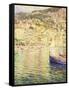 Villefranche on the French Riviera-Omer Coppens-Framed Stretched Canvas