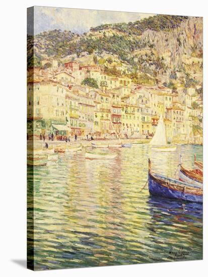 Villefranche on the French Riviera-Omer Coppens-Stretched Canvas