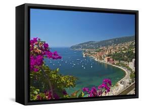 Villefranche-sur-Mer, Cote D?Azur, Alpes-Maritimes, Provence-Alpes-Cote D'Azur, France-Katja Kreder-Framed Stretched Canvas