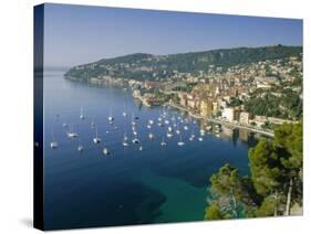 Villefranche Sur Mer, Cote d'Azur, Mediterranean Coast, Provence, France, Europe-John Miller-Stretched Canvas