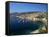 Villefranche Sur Mer, Provence, Cote d'Azur, French Riviera, France, Mediterranean-Sergio Pitamitz-Framed Stretched Canvas