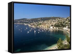 Villefranche Sur Mer, Provence, Cote d'Azur, French Riviera, France, Mediterranean-Sergio Pitamitz-Framed Stretched Canvas