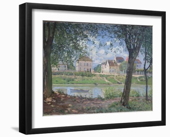 Villeneuve-La-Garenne, 1872-Alfred Sisley-Framed Giclee Print