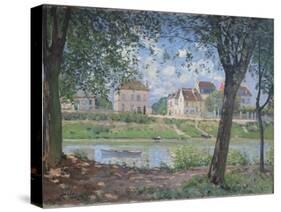 Villeneuve-La-Garenne, 1872-Alfred Sisley-Stretched Canvas