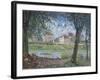 Villeneuve-La-Garenne, 1872-Alfred Sisley-Framed Giclee Print