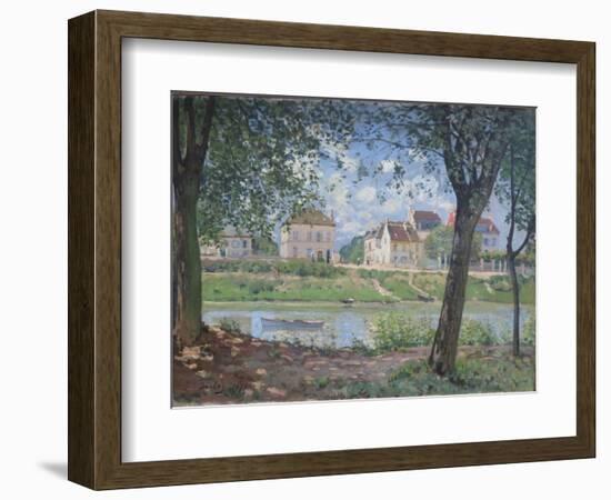 Villeneuve-La-Garenne, 1872-Alfred Sisley-Framed Giclee Print