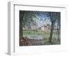 Villeneuve-La-Garenne, 1872-Alfred Sisley-Framed Giclee Print