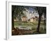 Villeneuve-La-Garenne (Village on the Sein), 1872-Alfred Sisley-Framed Giclee Print