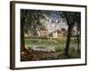 Villeneuve-La-Garenne (Village on the Sein), 1872-Alfred Sisley-Framed Giclee Print