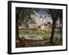 Villeneuve-La-Garenne (Village on the Sein), 1872-Alfred Sisley-Framed Giclee Print