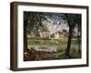 Villeneuve-La-Garenne (Village on the Sein), 1872-Alfred Sisley-Framed Giclee Print