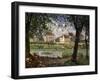 Villeneuve-La-Garenne (Village on the Sein), 1872-Alfred Sisley-Framed Giclee Print