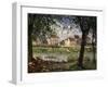 Villeneuve-La-Garenne (Village on the Sein), 1872-Alfred Sisley-Framed Giclee Print