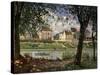 Villeneuve-La-Garenne (Village on the Sein), 1872-Alfred Sisley-Stretched Canvas