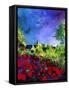 villers red poppies-Pol Ledent-Framed Stretched Canvas