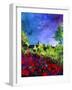 villers red poppies-Pol Ledent-Framed Art Print