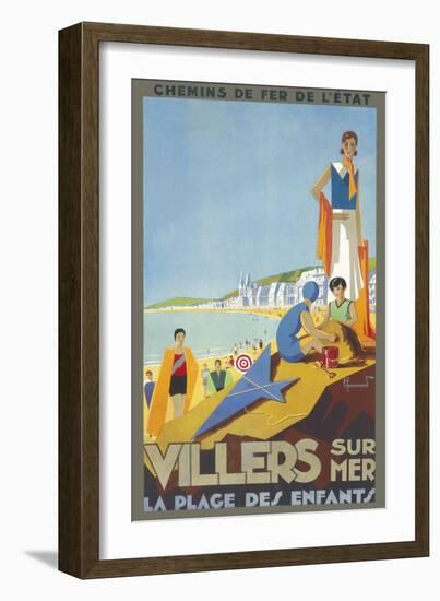 Villers-Sur-Mer Poster-null-Framed Art Print