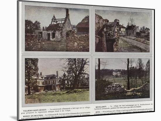 Villiers-Saint-Genest, Bouillancy, Rozoy-En-Multien, Betz-Jules Gervais-Courtellemont-Mounted Premium Photographic Print