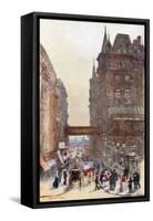 Villiers Street, Charing Cross-Rose Maynard Barton-Framed Stretched Canvas