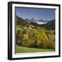 Villnšss Valley, Santa Maddalena, Geisler Group, Gruppo Delle Odle, South Tyrol-Rainer Mirau-Framed Photographic Print