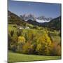 Villnšss Valley, Santa Maddalena, Geisler Group, Gruppo Delle Odle, South Tyrol-Rainer Mirau-Mounted Photographic Print