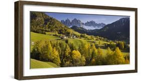 Villnšss Valley, Santa Maddalena, Geisler Group, Gruppo Delle Odle, South Tyrol-Rainer Mirau-Framed Photographic Print