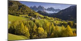 Villnšss Valley, Santa Maddalena, Geisler Group, Gruppo Delle Odle, South Tyrol-Rainer Mirau-Mounted Photographic Print