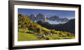 Villnšss Valley, Santa Maddalena, Geisler Group, Gruppo Delle Odle, South Tyrol-Rainer Mirau-Framed Photographic Print