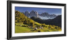 Villnšss Valley, Santa Maddalena, Geisler Group, Gruppo Delle Odle, South Tyrol-Rainer Mirau-Framed Photographic Print