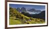 Villnšss Valley, Santa Maddalena, Geisler Group, Gruppo Delle Odle, South Tyrol-Rainer Mirau-Framed Photographic Print