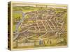 Vilnius (From Urbium Praecipuarum Mundi Theatrum Quintum by Georg Brau), 1580s-Frans Hogenberg-Stretched Canvas