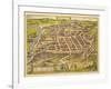 Vilnius (From Urbium Praecipuarum Mundi Theatrum Quintum by Georg Brau), 1580s-Frans Hogenberg-Framed Giclee Print