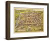 Vilnius (From Urbium Praecipuarum Mundi Theatrum Quintum by Georg Brau), 1580s-Frans Hogenberg-Framed Giclee Print